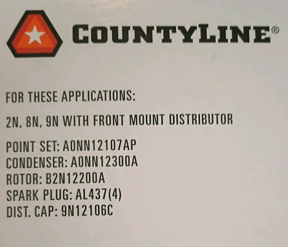 Ford Master Ignition Tune-Up Kit for 2N 9N 8N Tractor