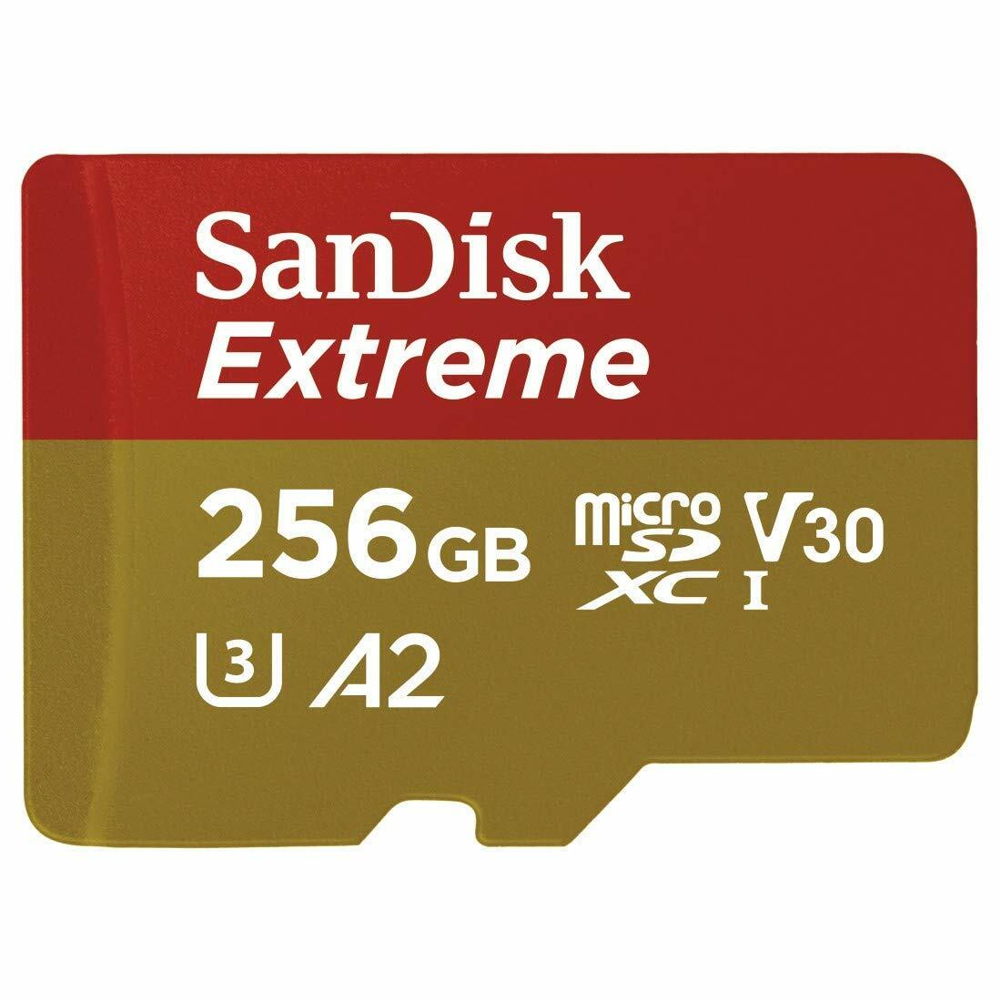 Sandisk Extreme MicroSD Memory Card for DJI Drones Mini 3 Pro DJI RC Mavic Mini