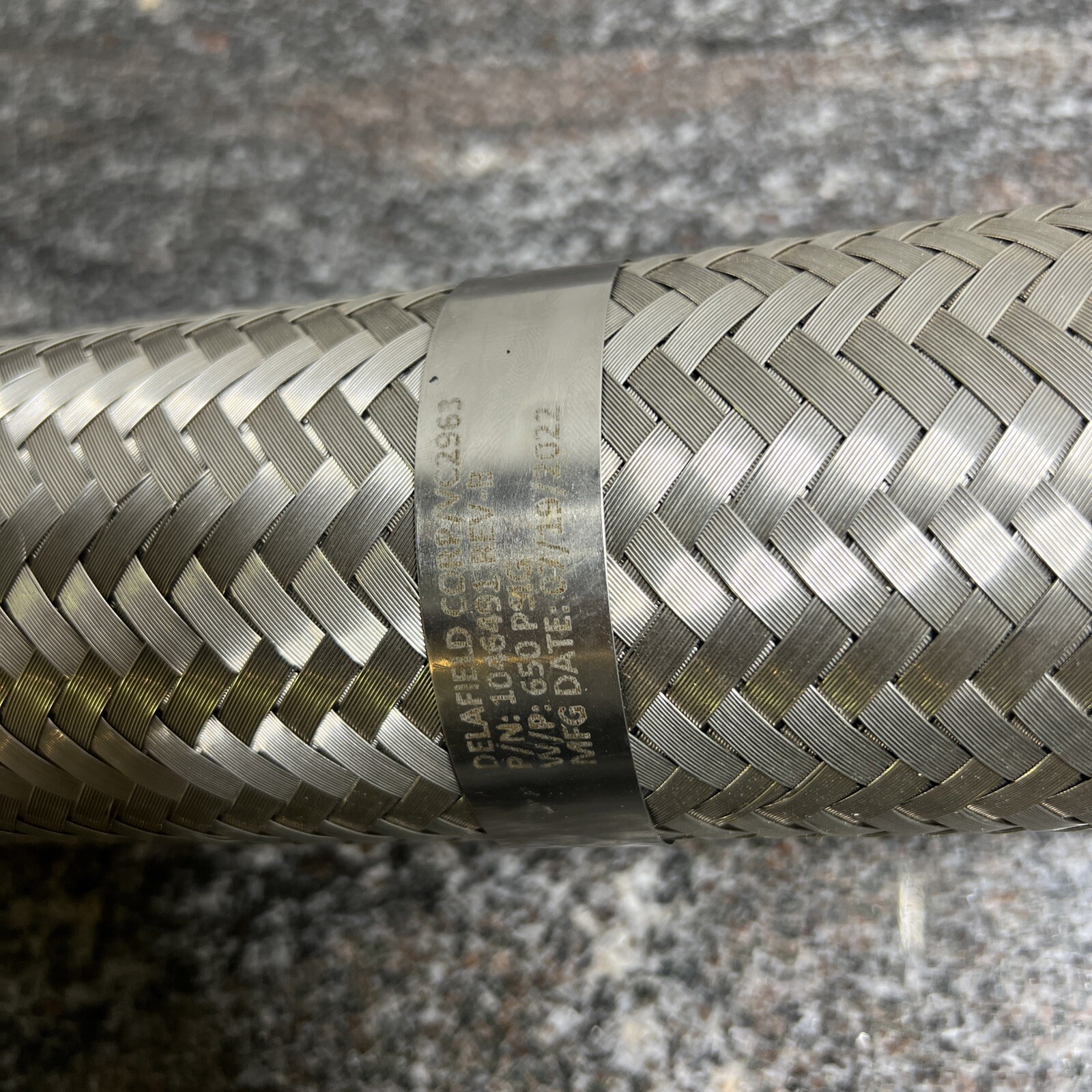 DELAFIELD Solar Turbines 1046491 Rev B METAL FLEX HOSE 2"X29"