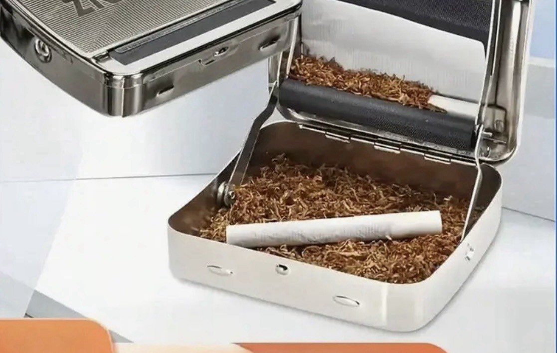 Zig-Zag Metal Cigarette Rolling Machine 70mm Easy Automatic Tobacco Roller BN