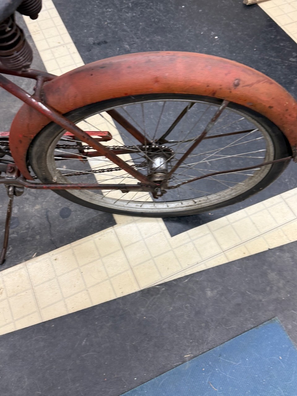 Western Flyer Mens 26" Bicycle 1940's? Vintage Rusty Rat Rod Cruiser