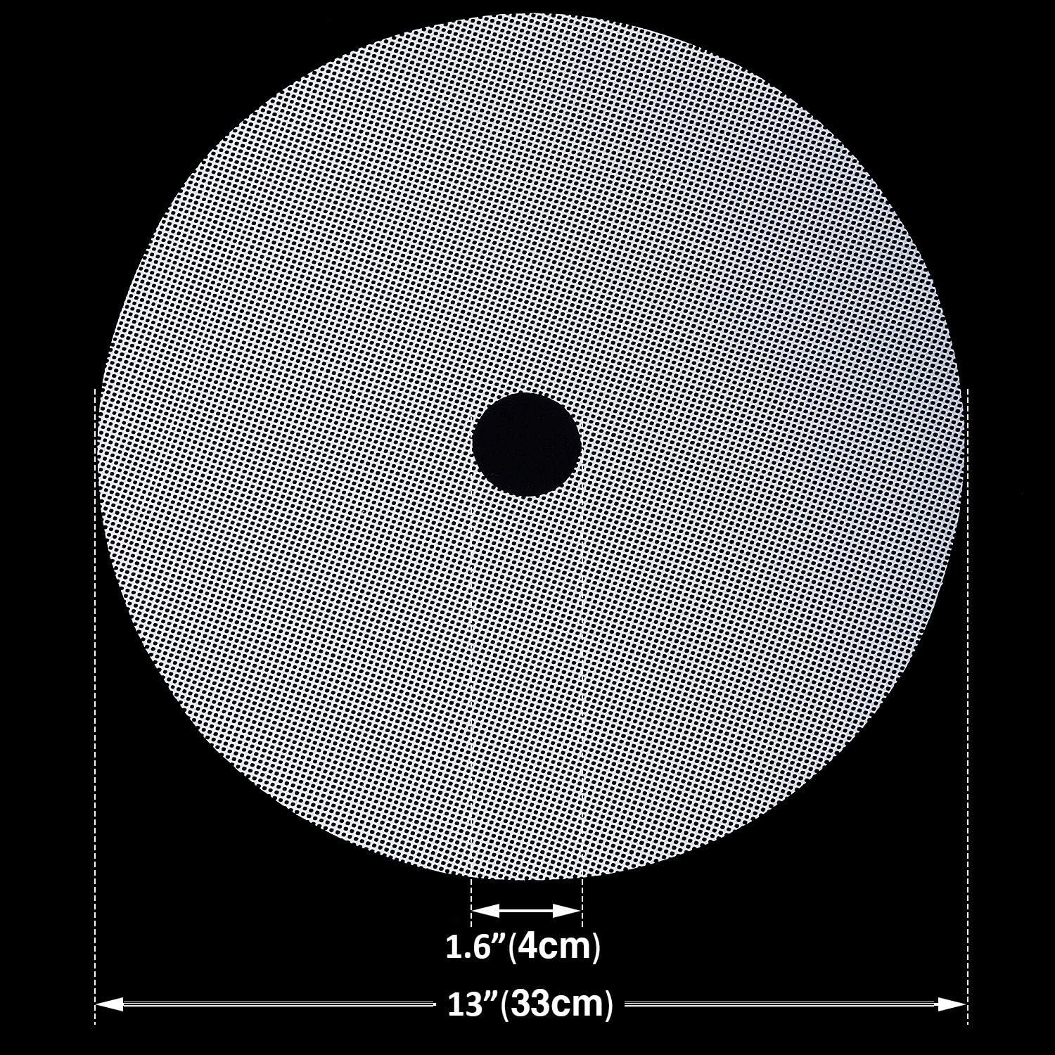 4 Pcs 13 Inch round Silicone Dehydrator Sheets Non Stick Food Dehydrator Mats Re