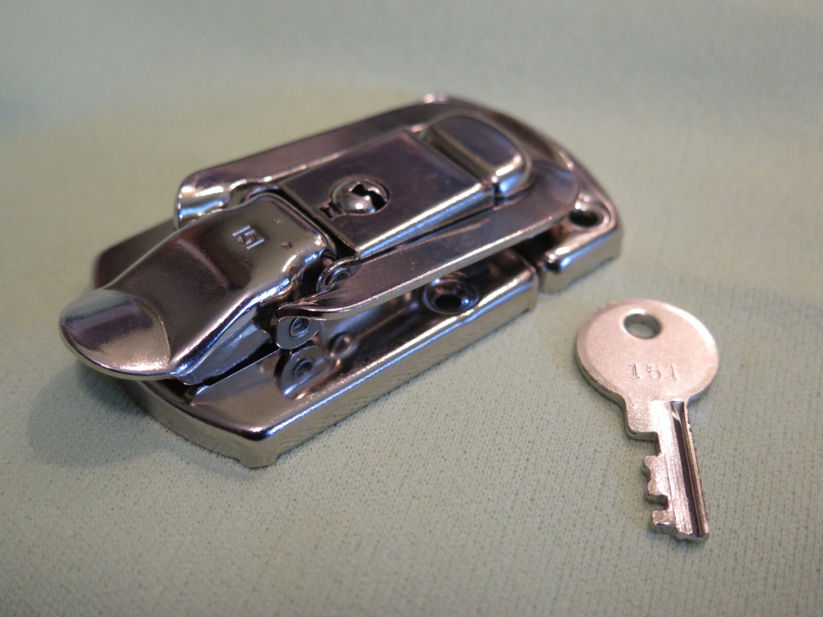 Vintage NOS 3" USA Excelsior latch for tool box Remline Gerstner machinist chest