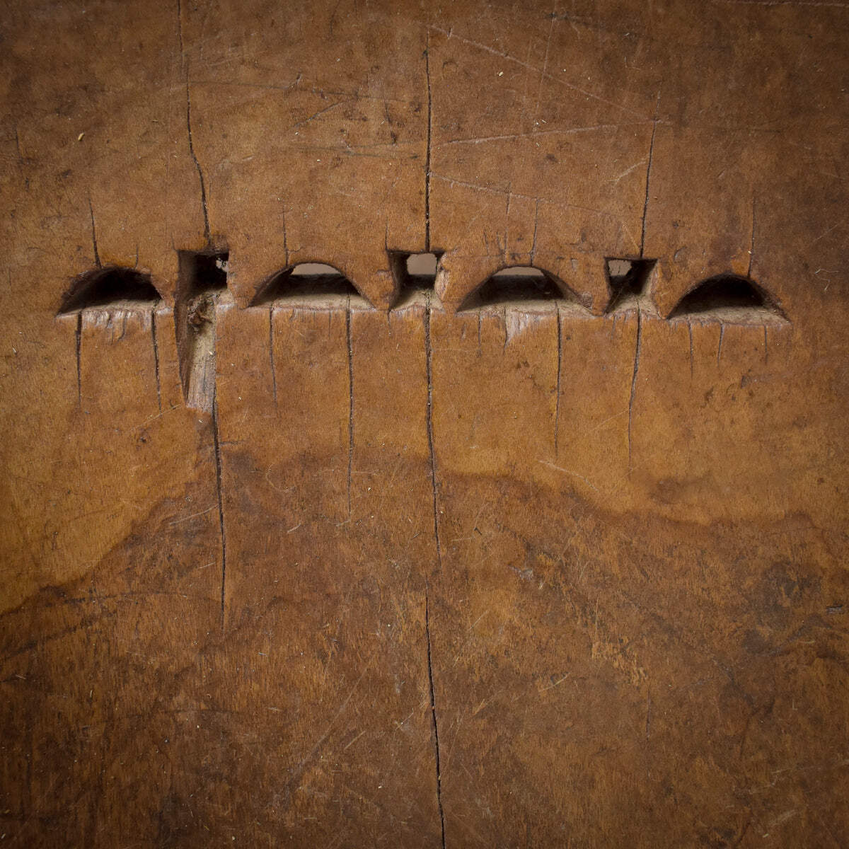 Asante Dwa Wood Stool Throne Ghana