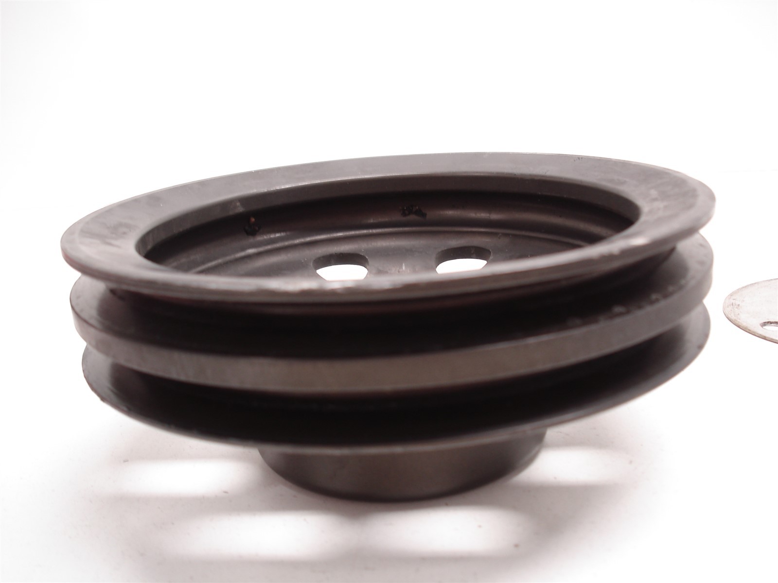 NASCAR CV PRODUCTS BILLET ALUMINUM DUAL V-BELT WATER PUMP PULLEY SET W/ SHEAVES