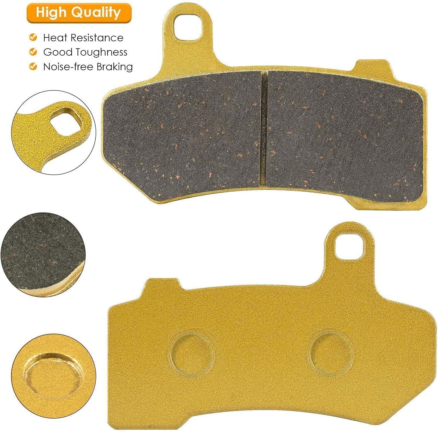 Front and Rear Brake Pads Set For Harley Davidson FLHX Street Glide 2008-2015