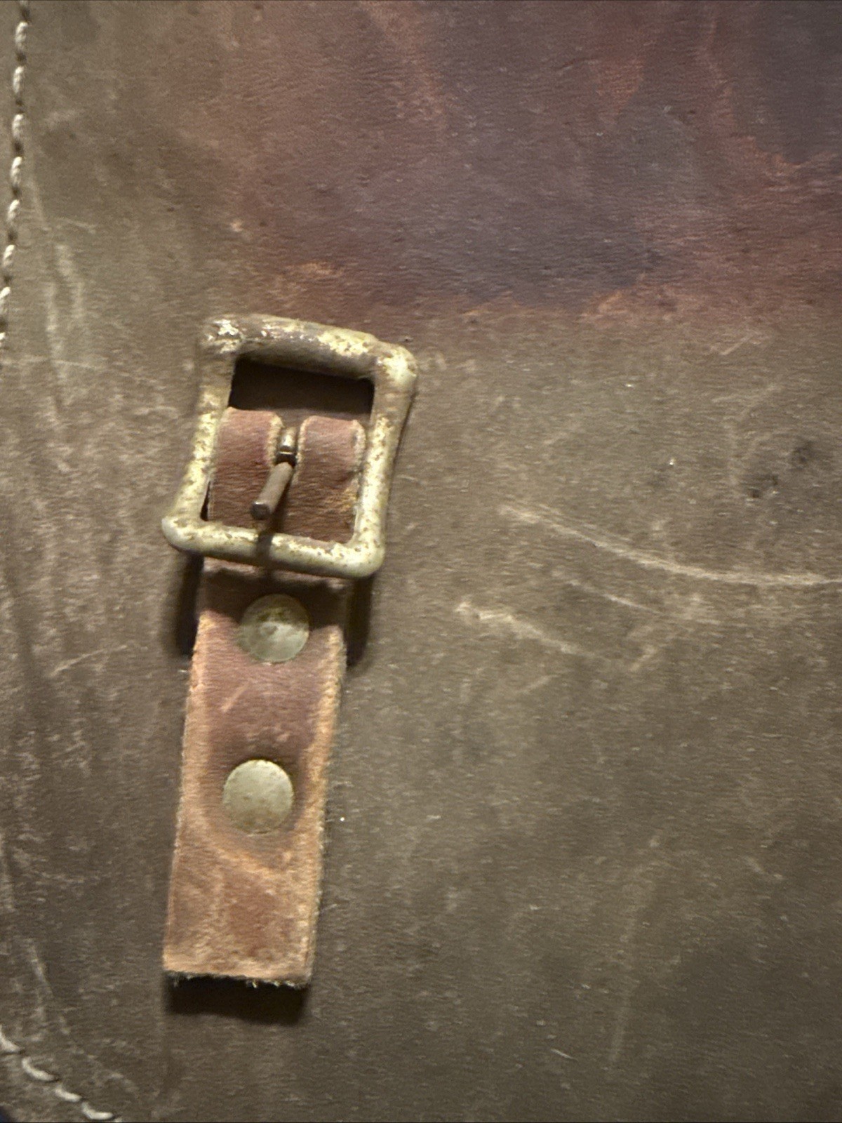 used vintage leather western horse saddle bags