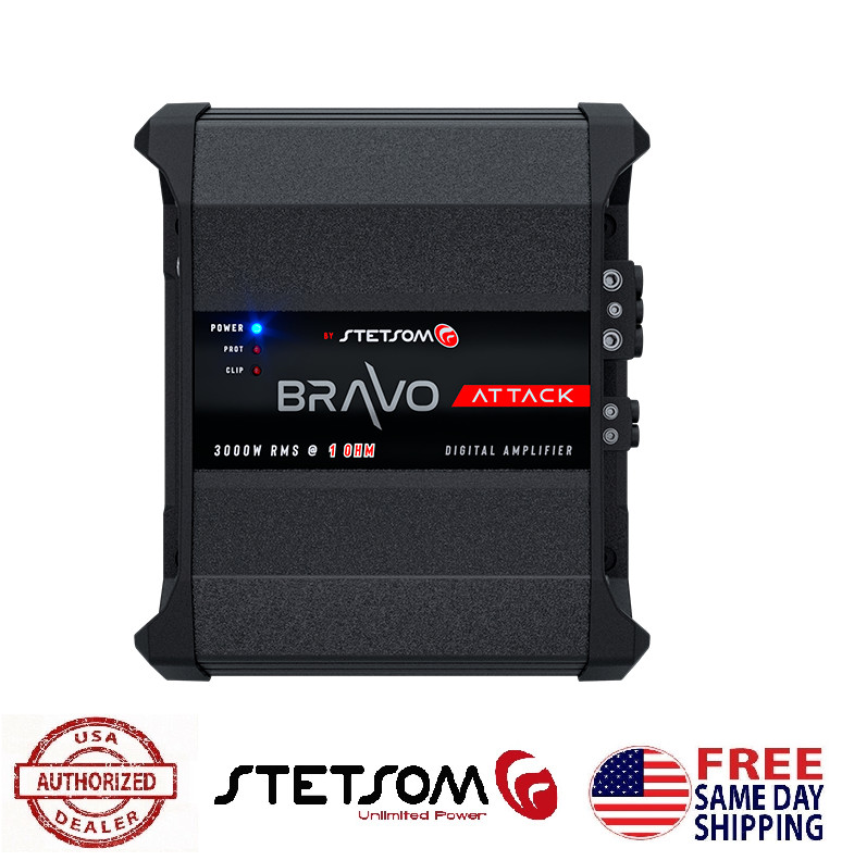 STETSOM BRAVO ATTACK 3000 1 OHM - USA DEALER - SAME DAY SHIPPING