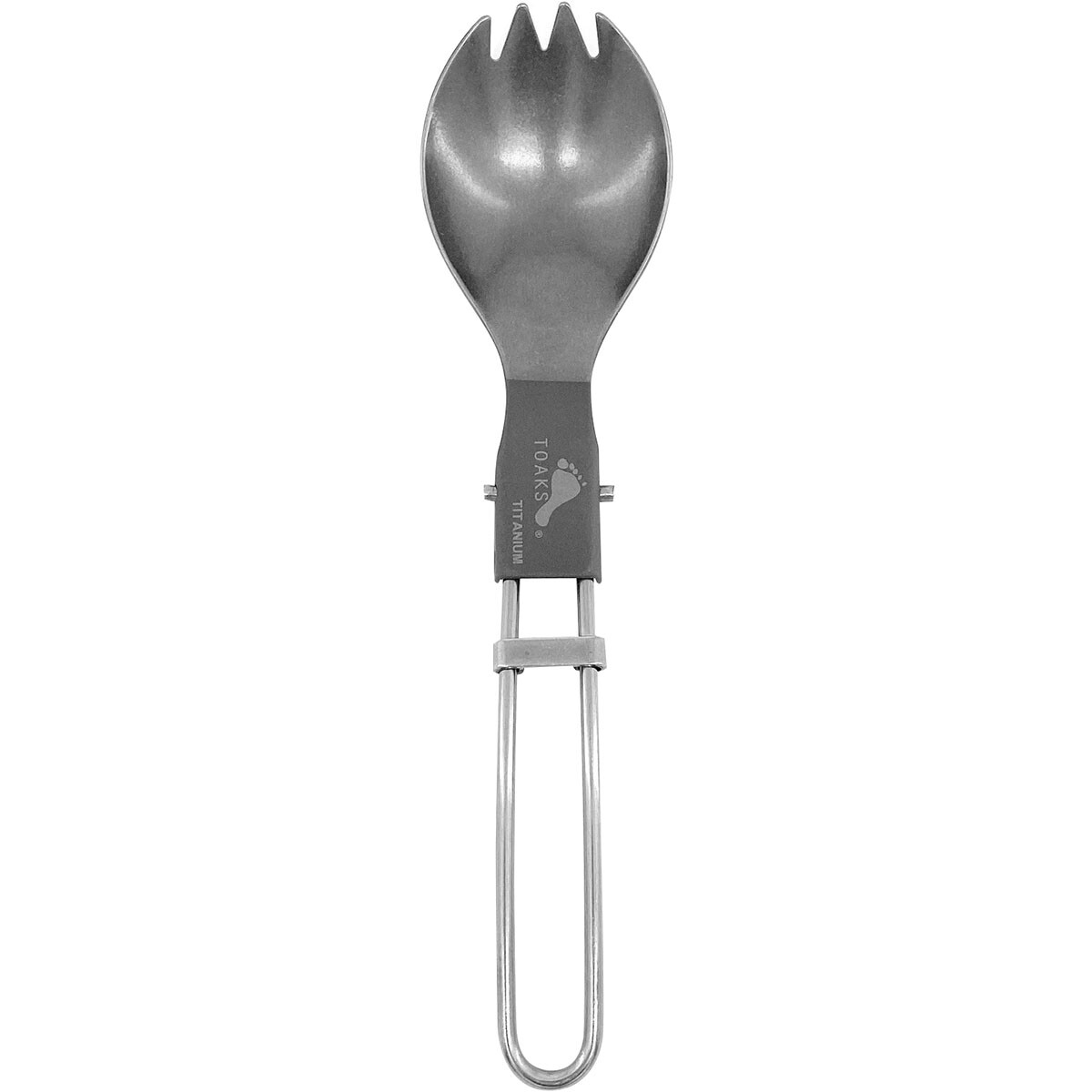 TOAKS SLV-16 Titanium Small Folding Spork for Camping