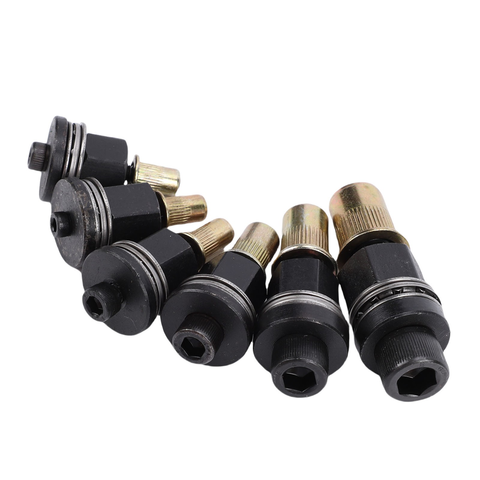6-Piece SAE & Metric Rivet Nut Tool Set Manual Rivet Nut