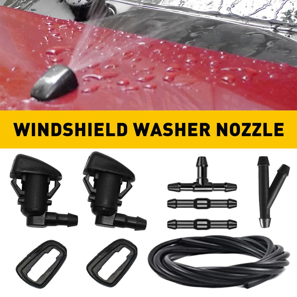 WINDSHIELD WASHER FLUID NOZZLE SPRAY JET SPRAYER FOR 2005-16 JEEP GRAND CHEROKEE