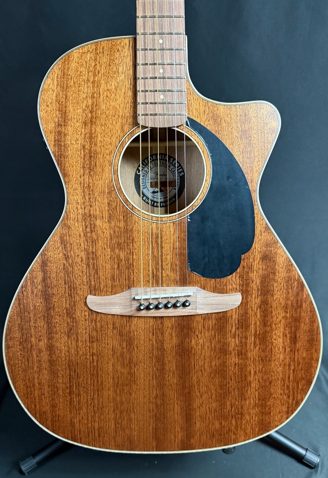 Fender Newporter Special Grand Auditorium Acoustic-Electric Guitar w/ Bag (061)