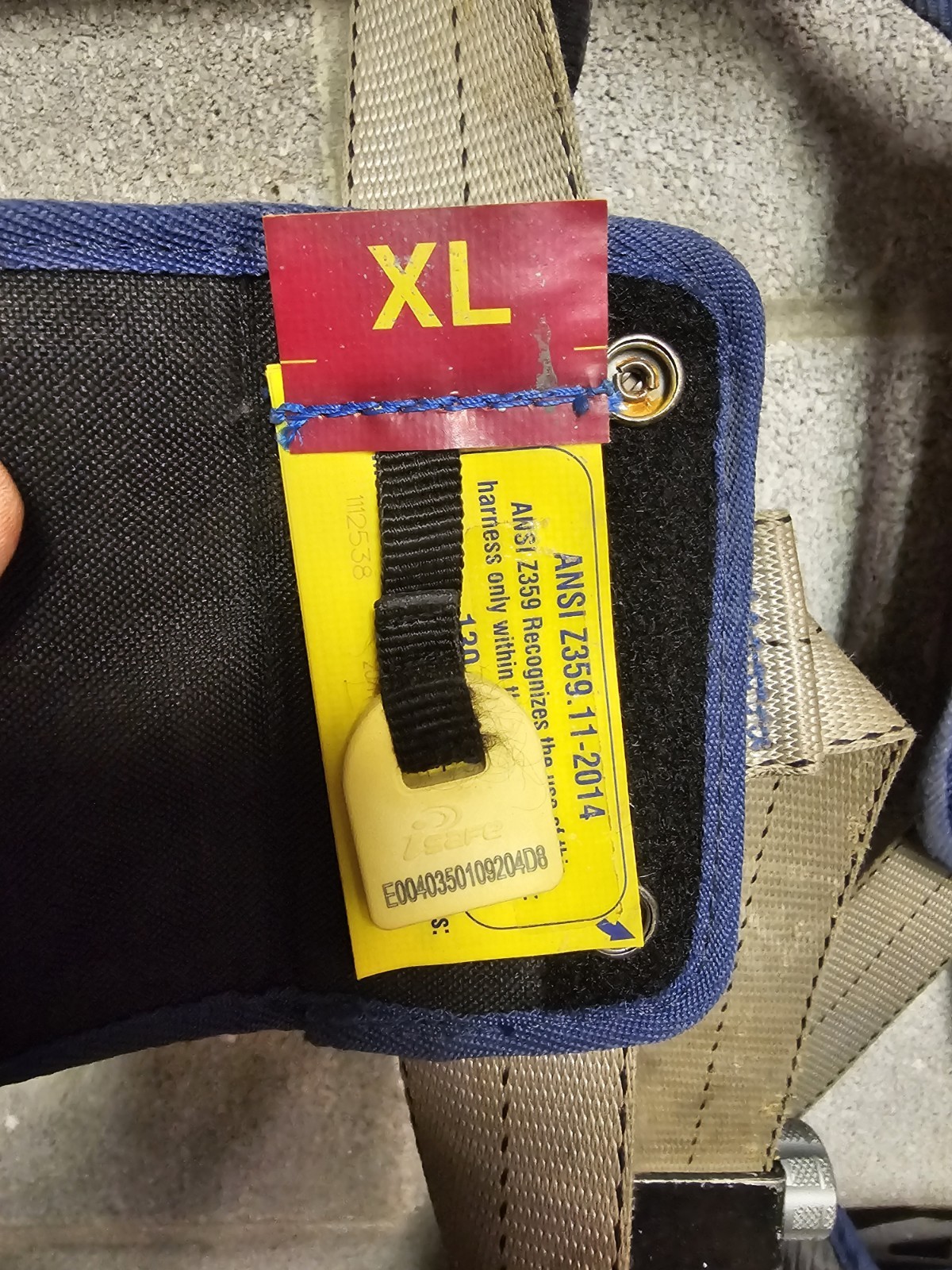 3M DBI-SALA EXOFIT STRATA XL FULL BODY HARNESS FALL PROTECTION 1112538 XL BELT