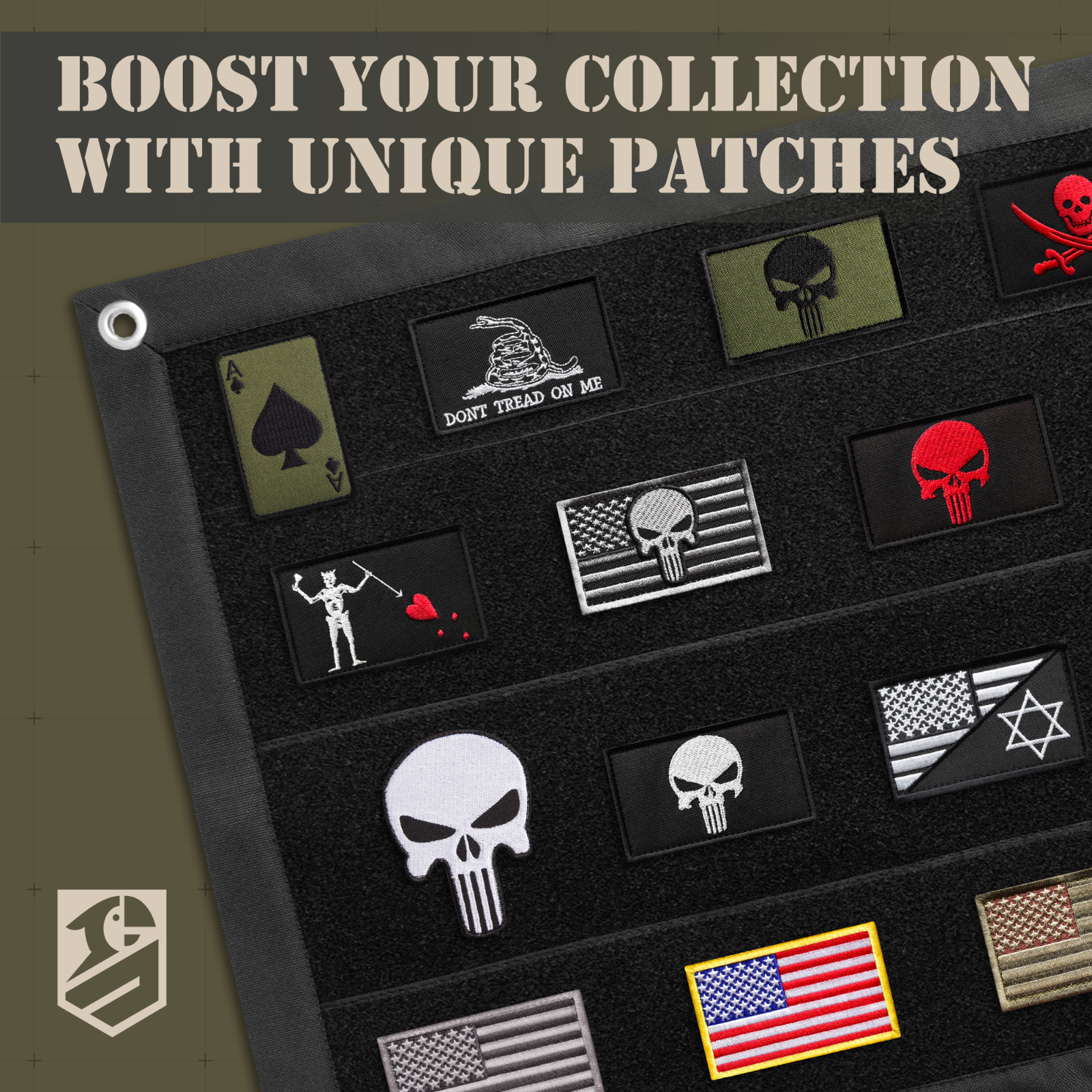 2-Piece Ticket to Pound Town Patch Set, Embroidered Tactical Patches