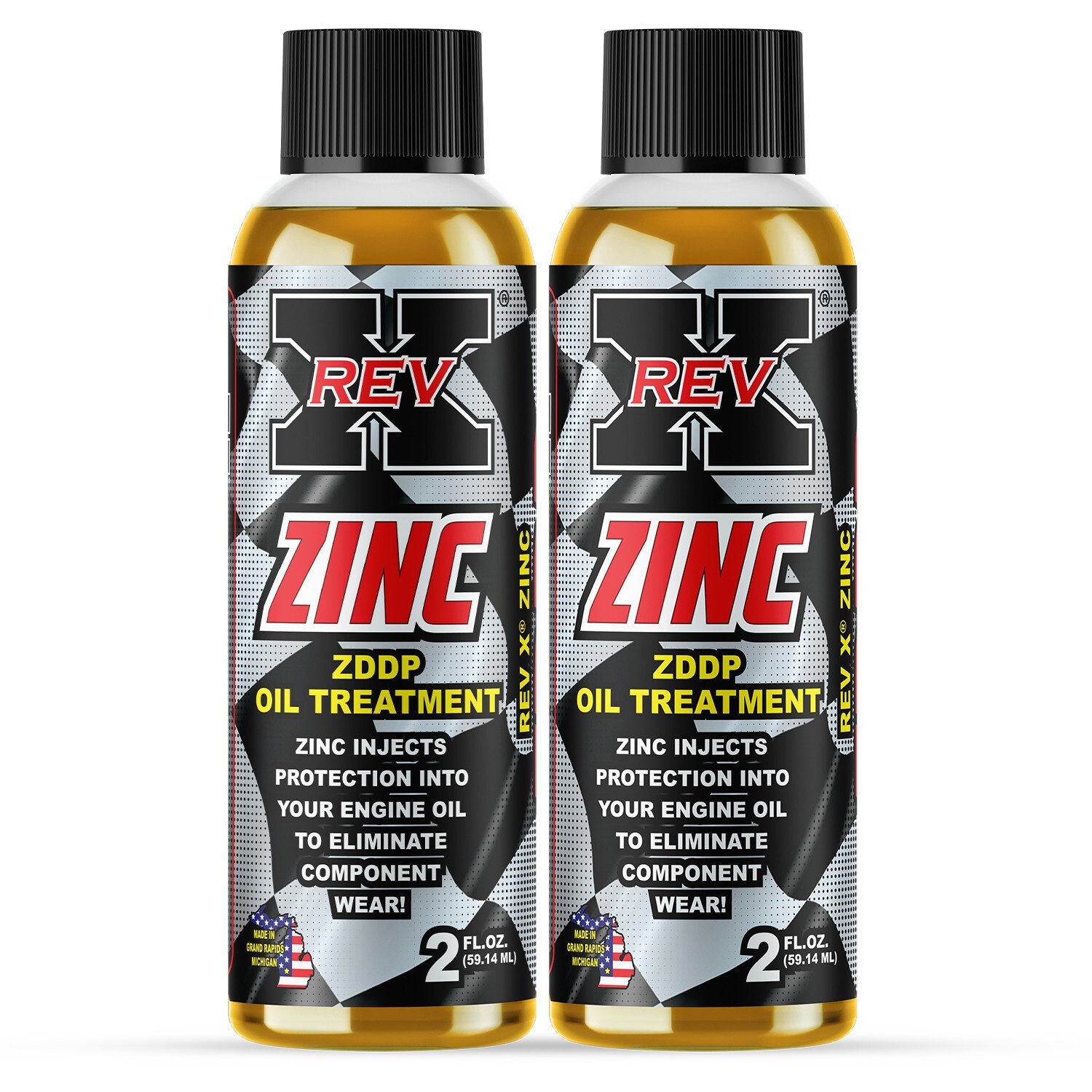 REV X Zinc ZDDP Oil Additive (2 Pack) 2 fl. oz. - Restore the Protection