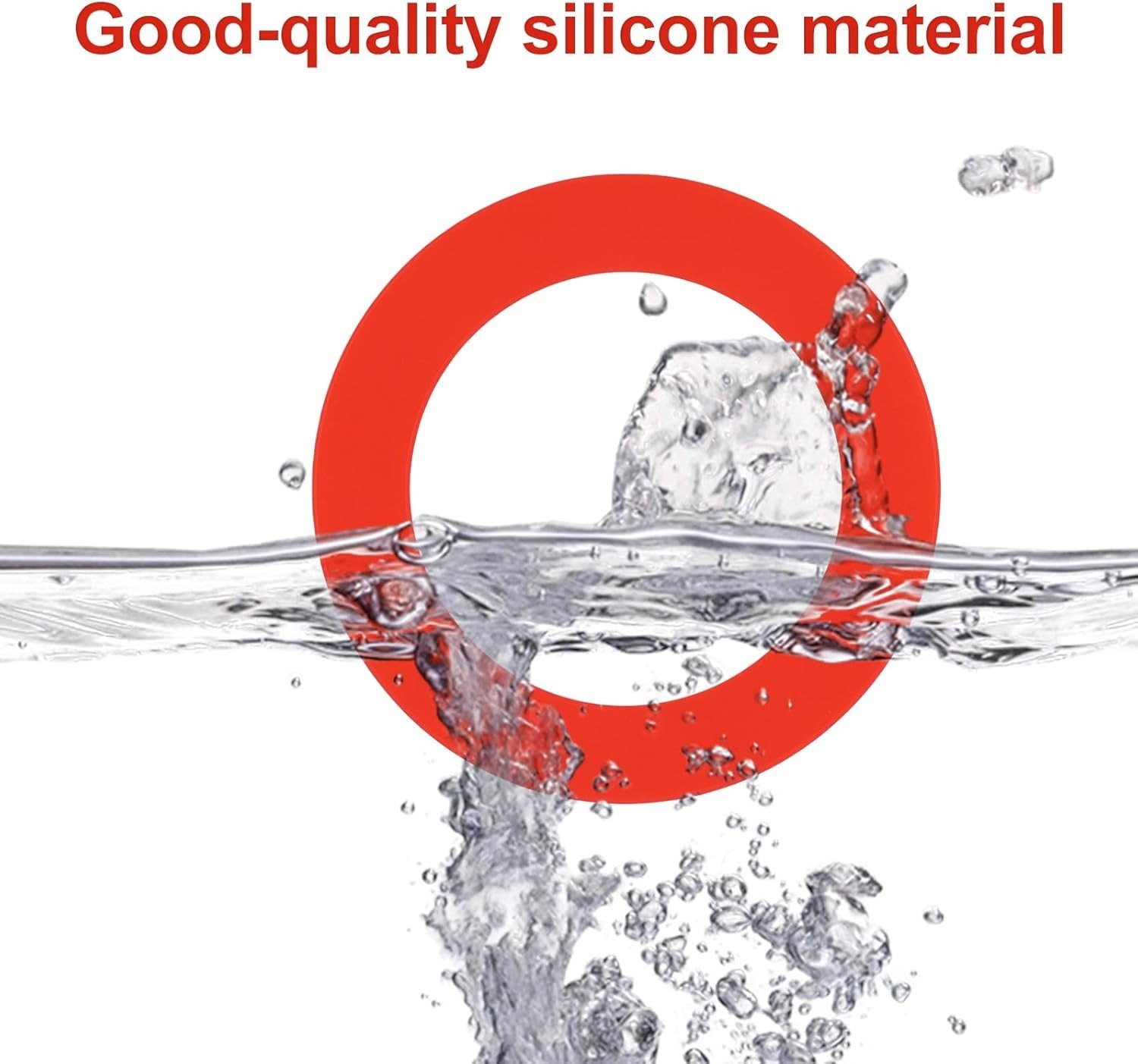 3-Pk Flush Valve Seal for Mansfield 210/211, Silicone Toilet Gasket, Red, NEW!..