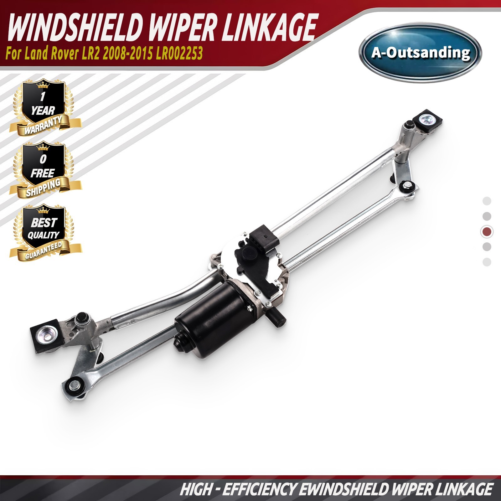 Front Windshield Wiper Linkage with Motor For Land Rover LR2 2008-2015  LR002253