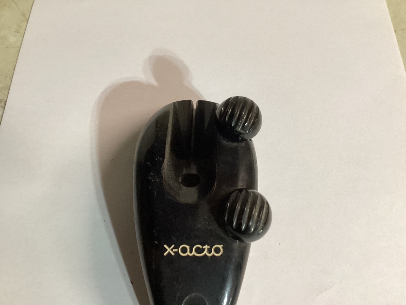 X-Acto Palm Mat Cutter Plane Bakelite about 3.5” inches long in vgc vintage vgc