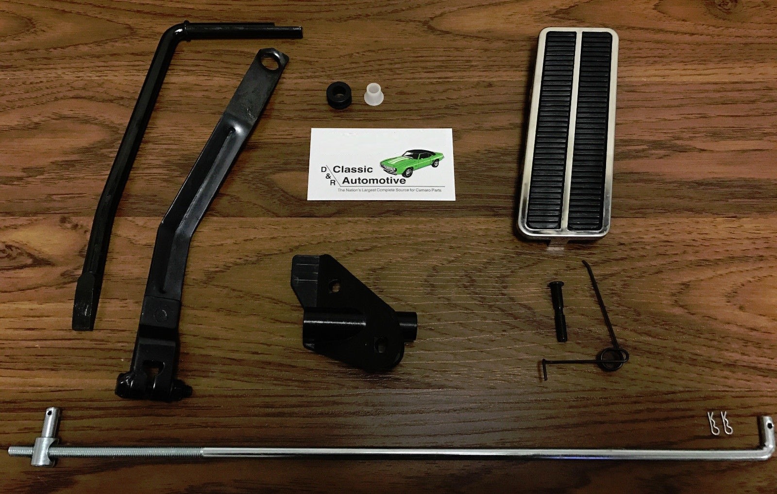 Camaro Nova Gas Pedal Kit with Throttle Linkage 12pc V8 accelerator kit