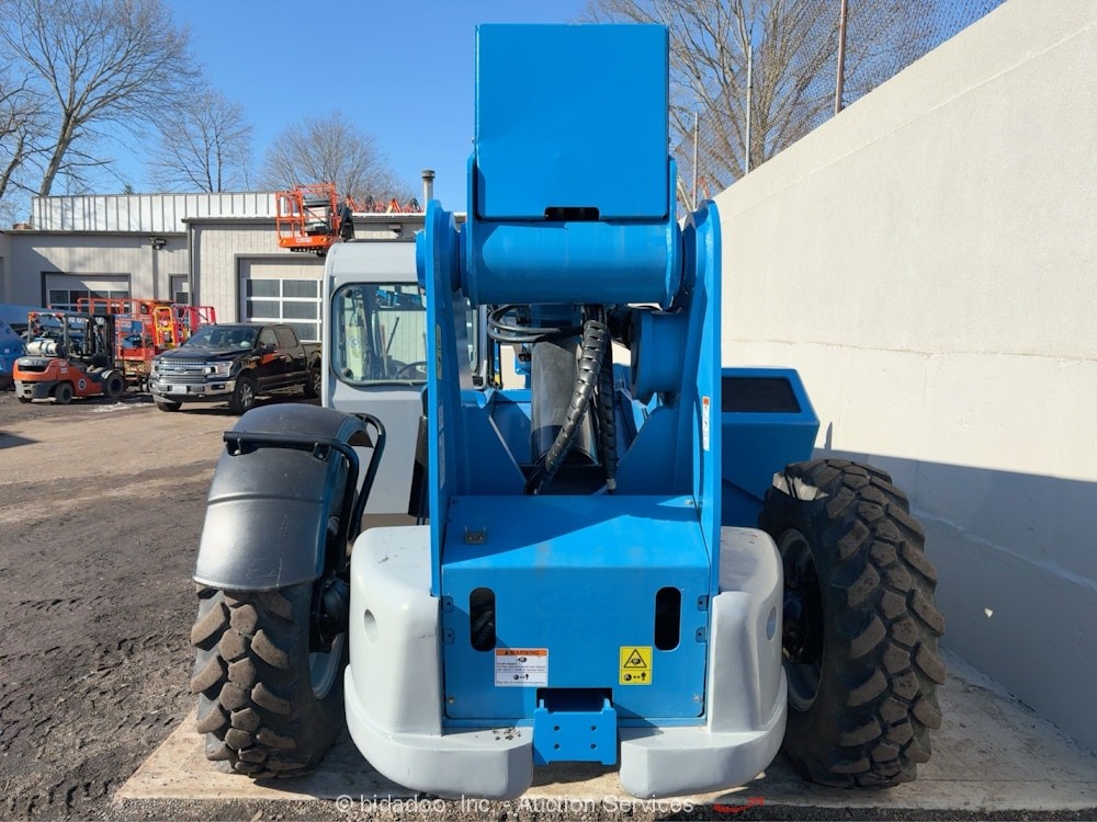 2014 Genie GTH-844 44' 8k lb Telescopic Reach Forklift Telehandler Cab bidadoo