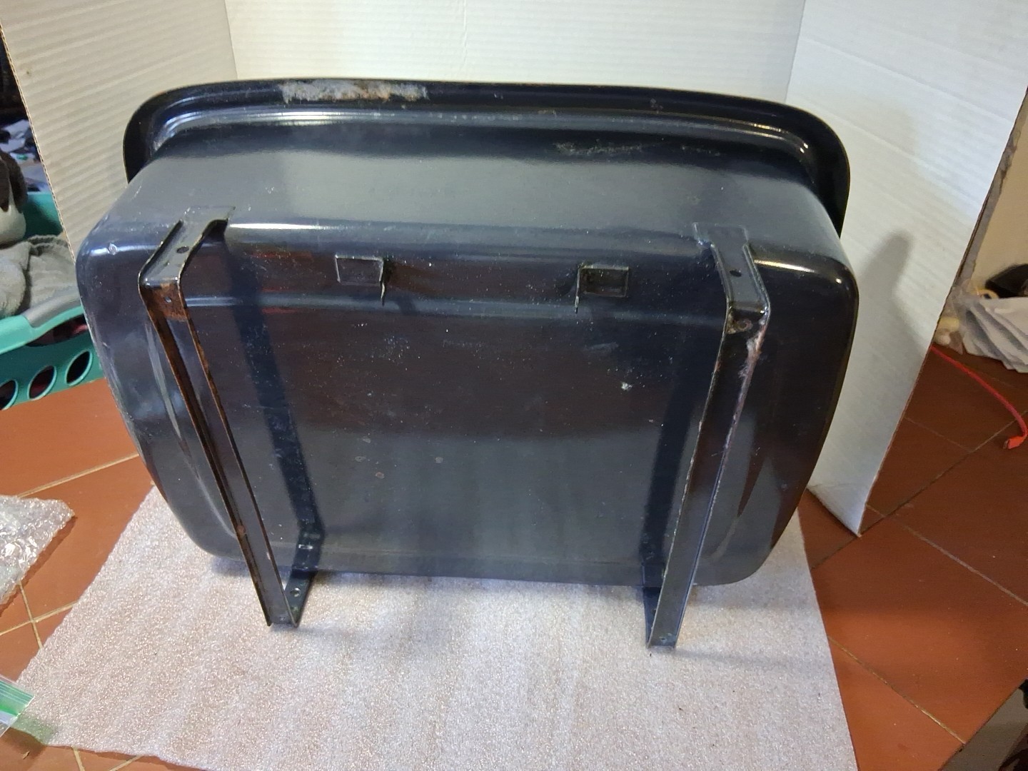 Vtg Enamelware Internal Pan For General Electric Roaster 123C19 Replacement Part