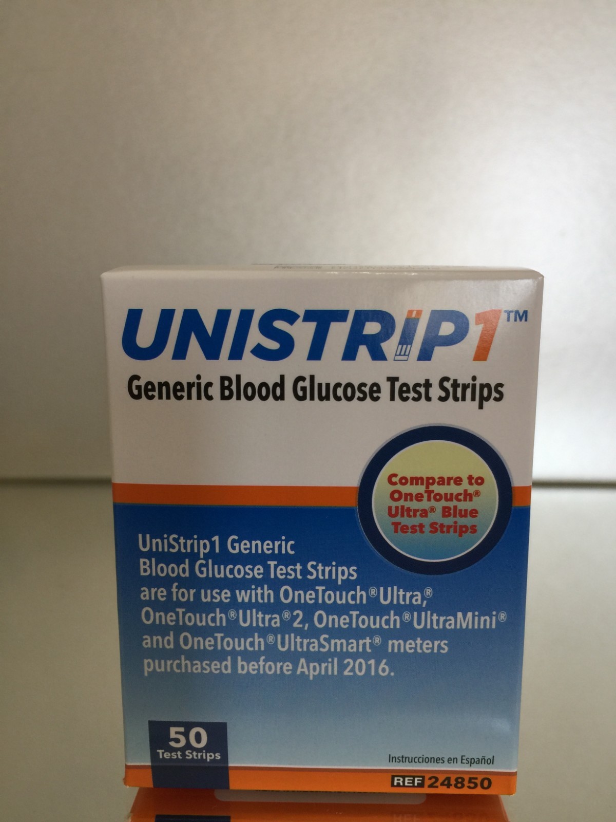TRUE POINT - UNISTRIP 1 Blood Glucose Strips 200 Qty. Generic for ONE-TOUCH