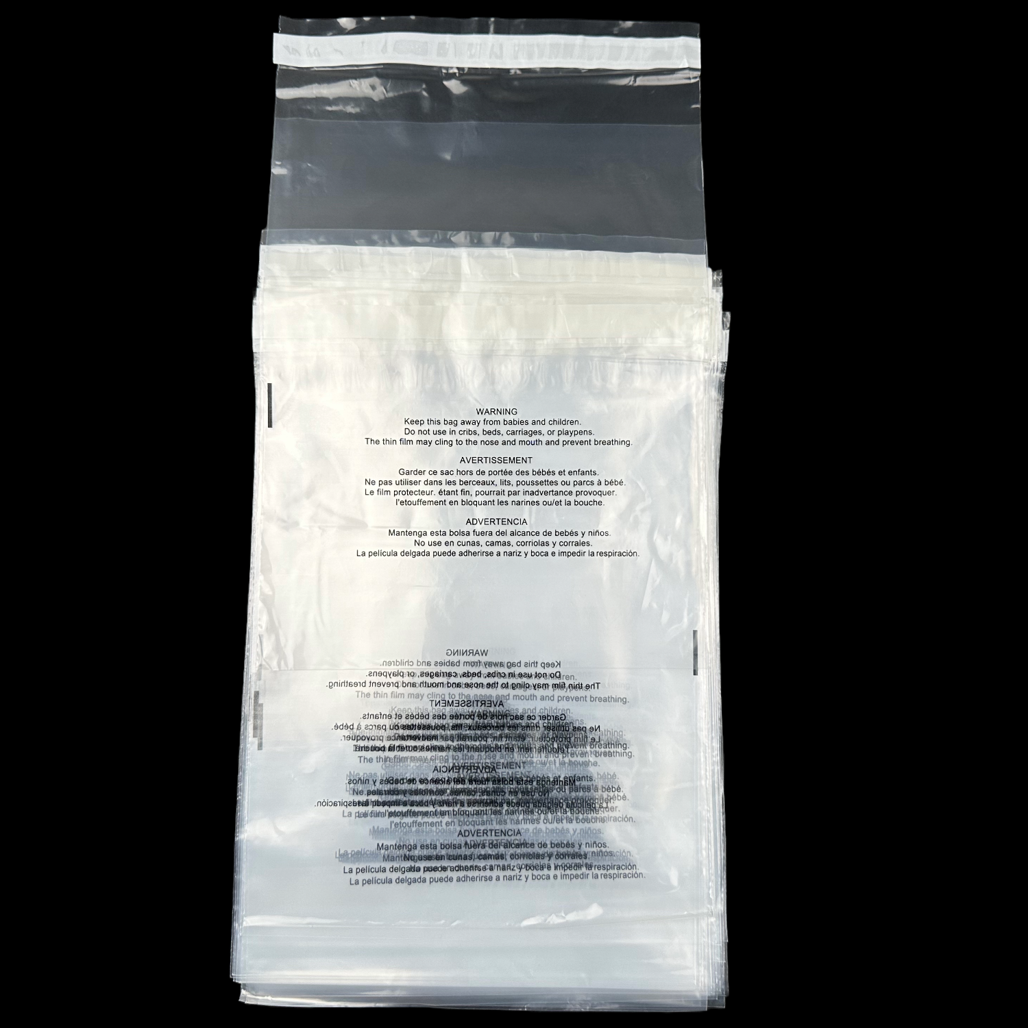 Resealable Suffocation Warning Poly Bags Mailers Plastic Amazon FBA