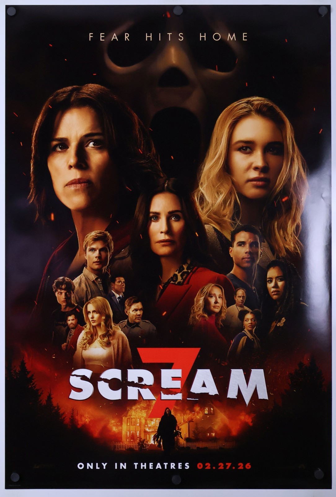 Scream 7 - original DS movie poster D/S 27x40 US 2026 - Set - Smokin hot deal!