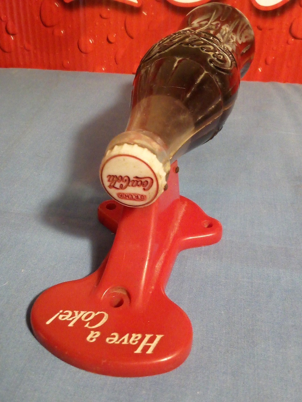 Coca-Cola Vintage 1950s All-Plastic Door Pull by Sturm & Co