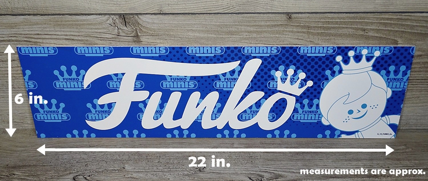 Funko minis Funko Pop Freddy Store Display Marquee 22"x6" Sign rare