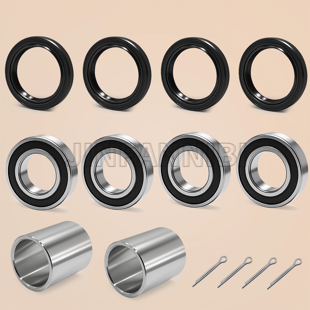 2SET Front Wheel Bearings Seals Kit for Kawasaki Mule 2510 3000 3010 4000 4010