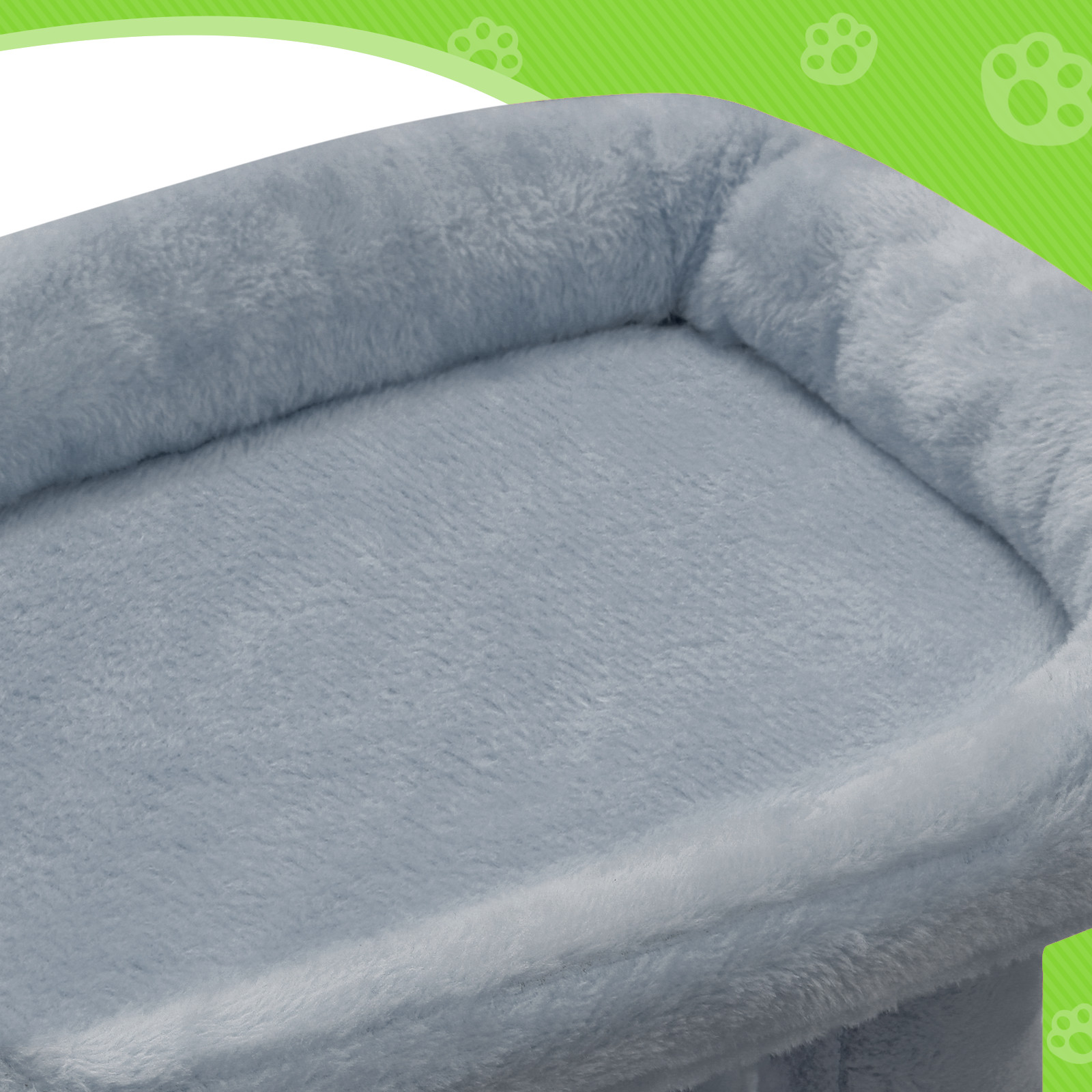 Cat Tree Kitten Playing Condo House Activity Center Light Gray/ Pink/Smoky Gray