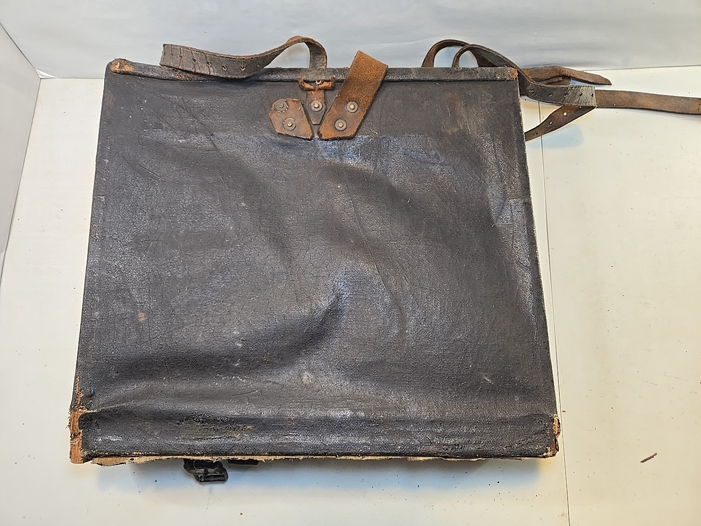 Civil War to Indian Wars Oil Cloth Box Haversack Backpack