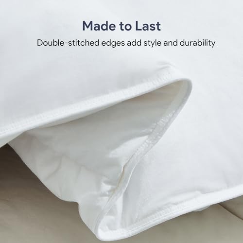 Oversized King Duvet Insert Comforter with 8 Super King White/All Season