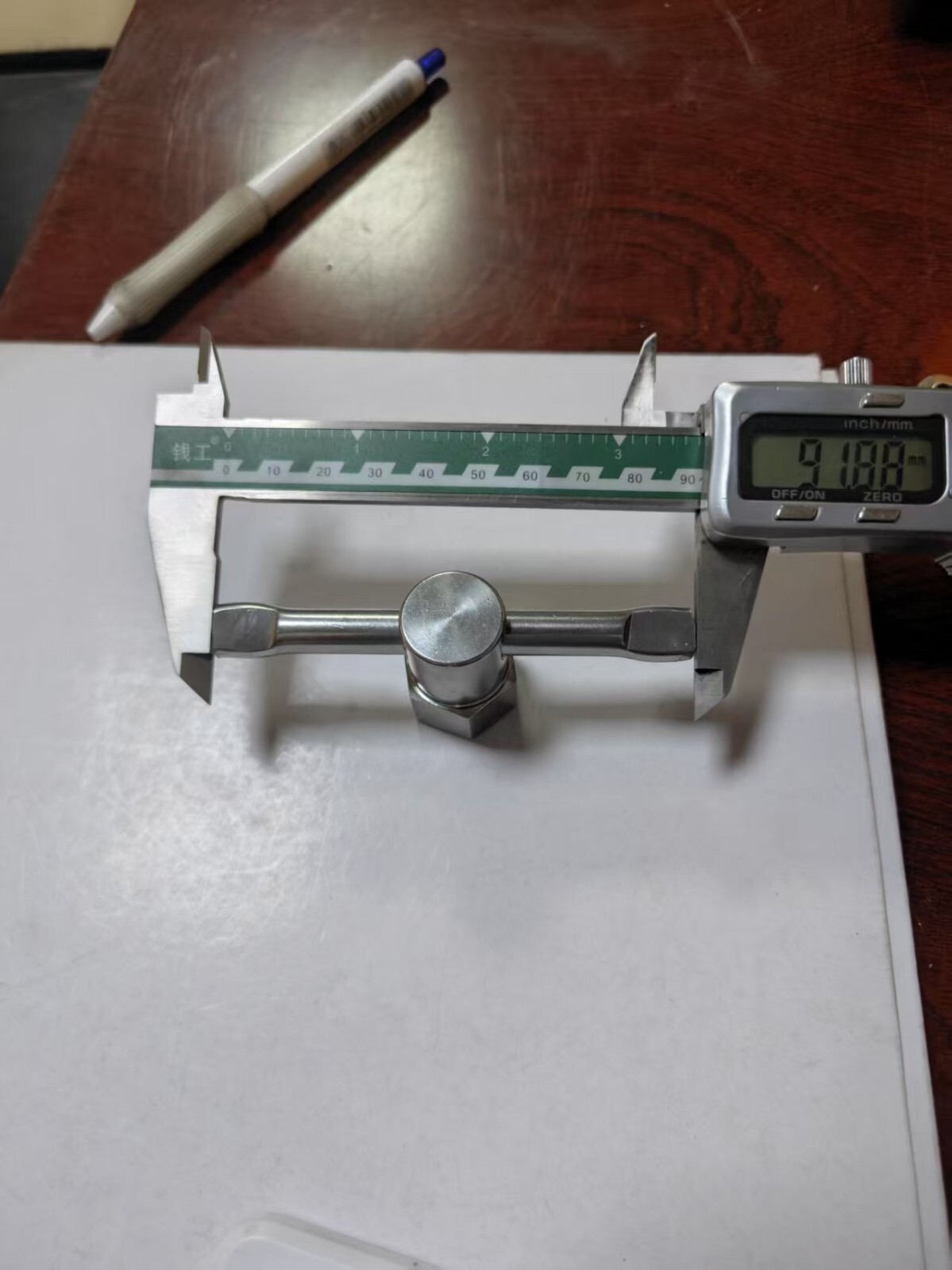 Wilton Style Bench Vise Lock Down Handle Nut Swivel Handle 7/16-14 Stainless