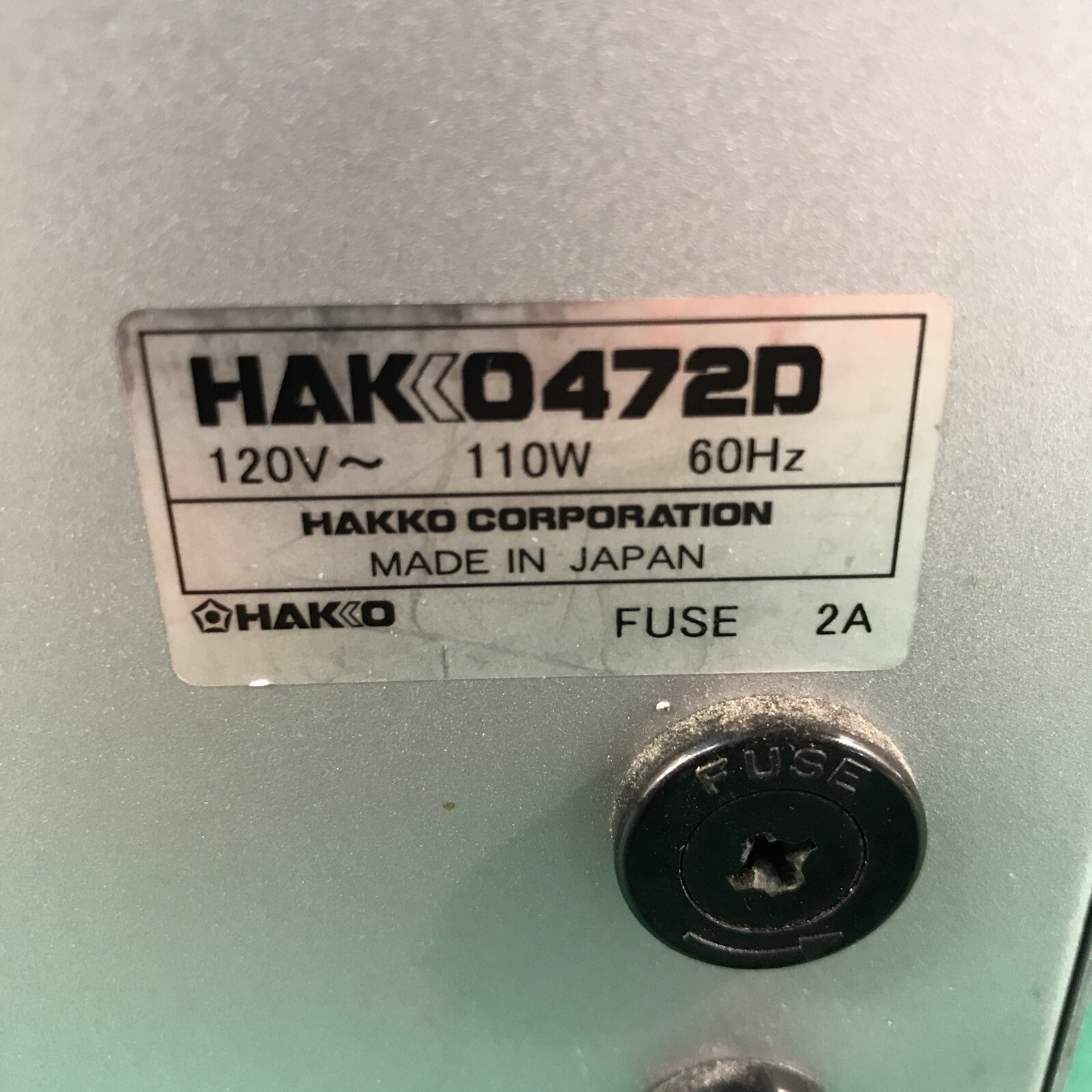 HAKKO 472D-02 DESOLDERING STATION