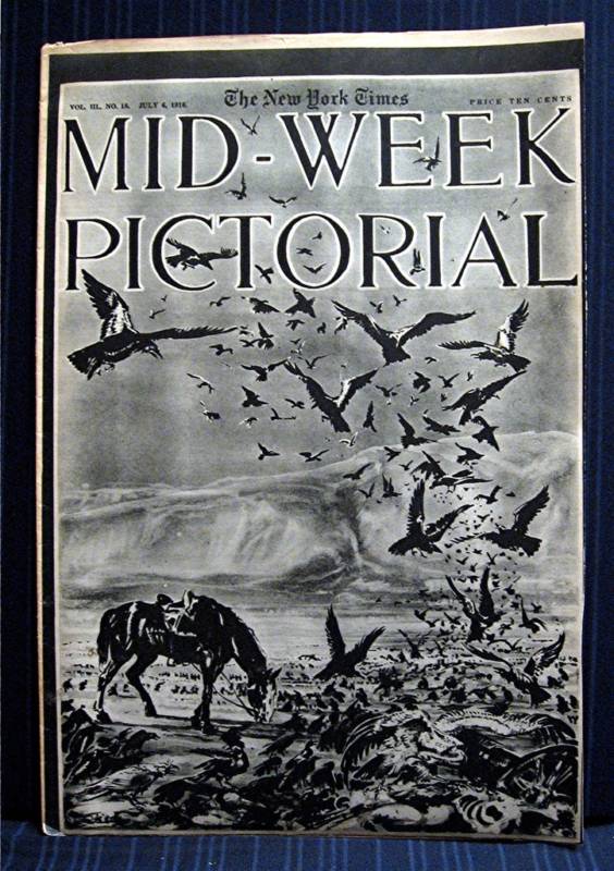 1916 NY Times 07-06 Mid Week War Pictorial WWI Magazine