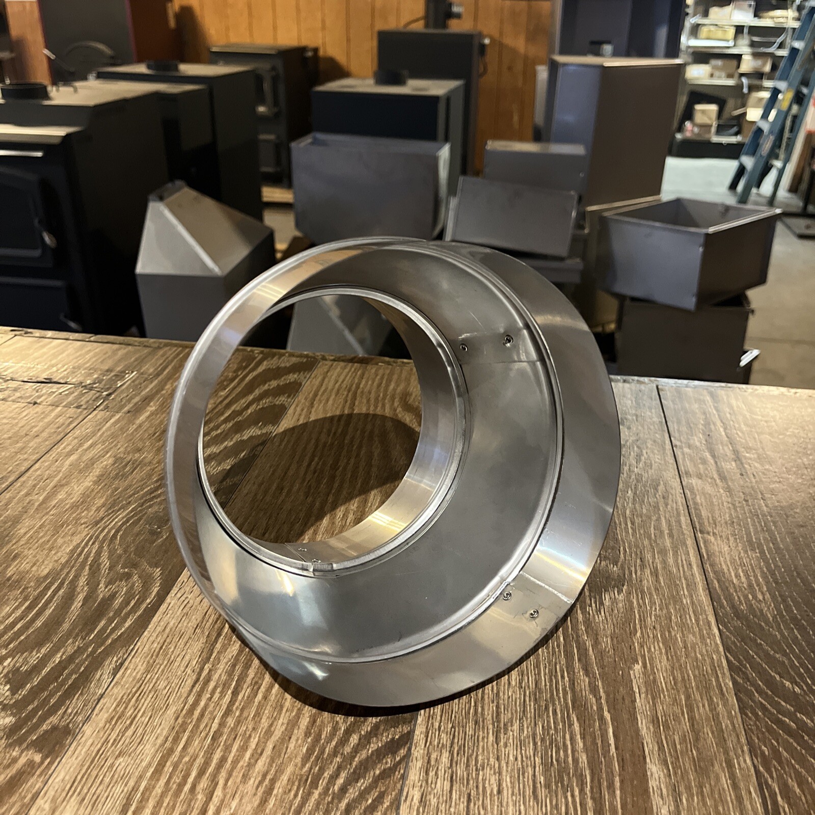 8” x 6” stainless steel stove pipe/chimney reducer/increaser