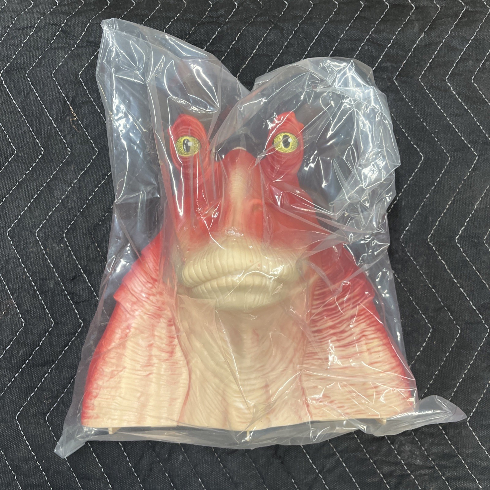 VTG STAR WARS EPISODE I JAR JAR BINKS School Lunch Box Carry Case NEW