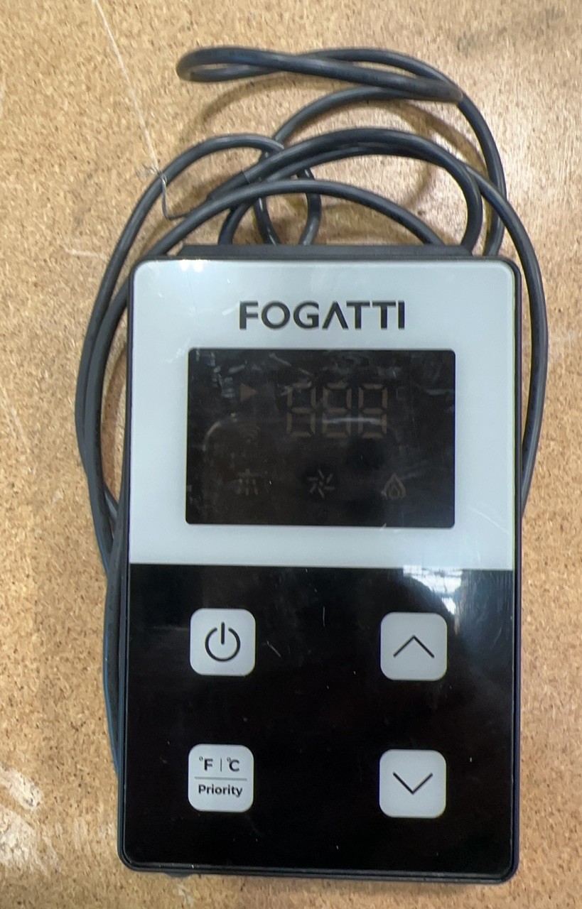 Used 2.5GPM RV Tankless Water Heater 48,000 BTU with 15x15 Black Door