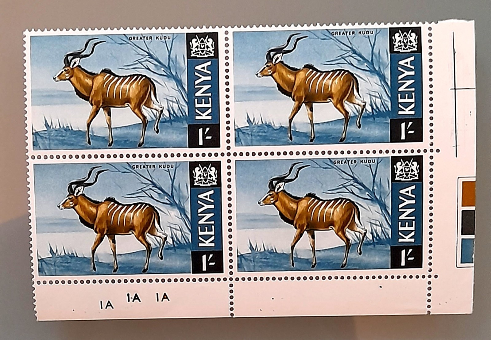 1966-69 Kenya BEAUTIFUL Animals MNH BLOCKS OF 4 of five values HARIASTAMP