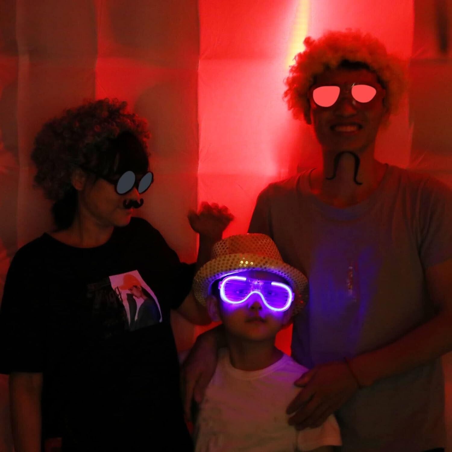 Inflatable Photo Booth Portable Shooting Photobooth Tent Enclosure Kit W/LED