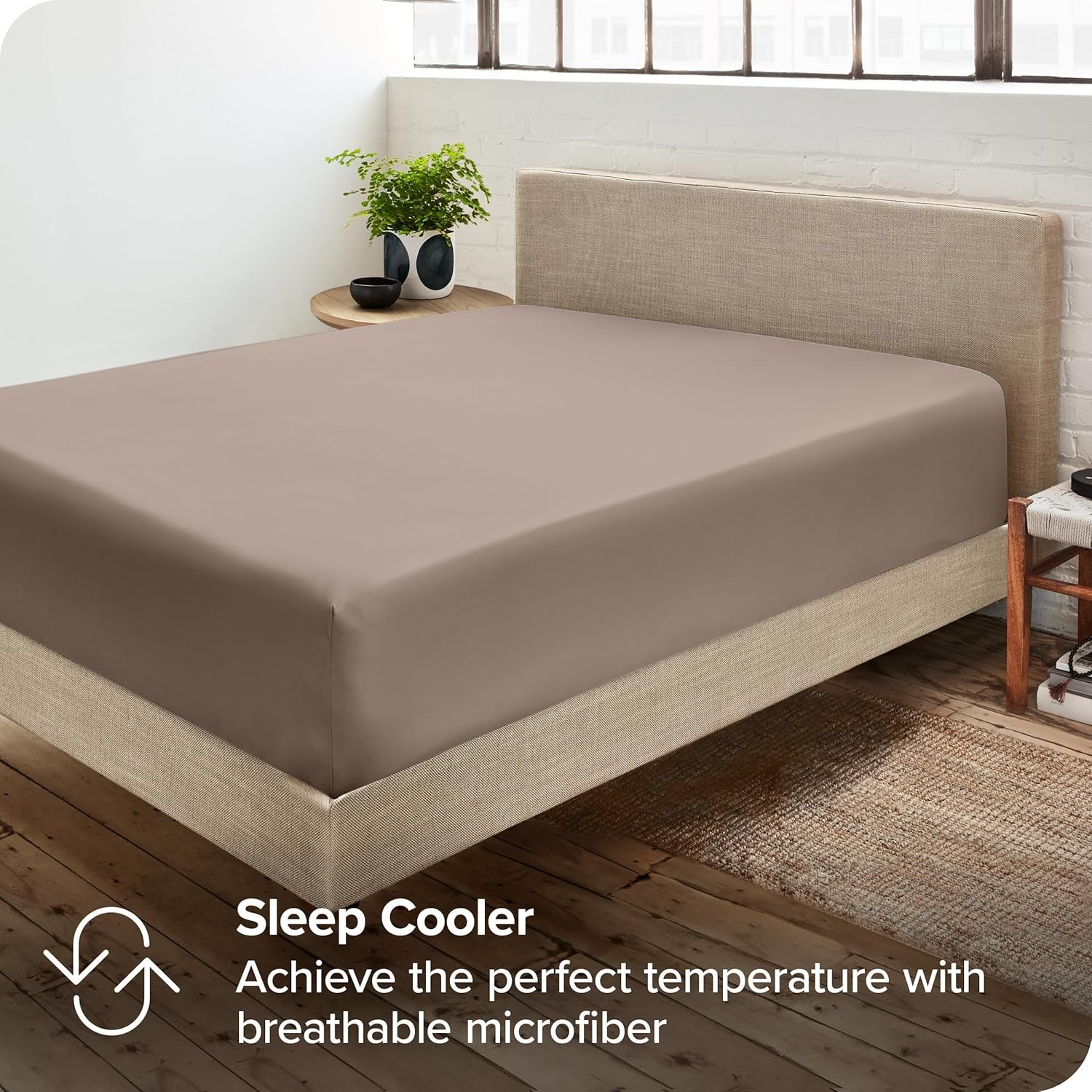 2-Piece Stretch Fitted Sheet Set Queen Size