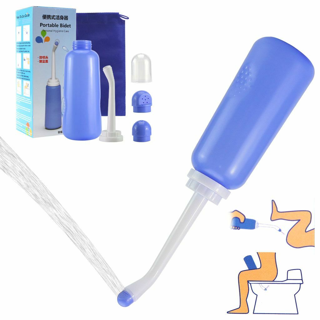 Portable Travel Handheld Bidet Sprayer Personal Hygiene Bottle Spray Washing US