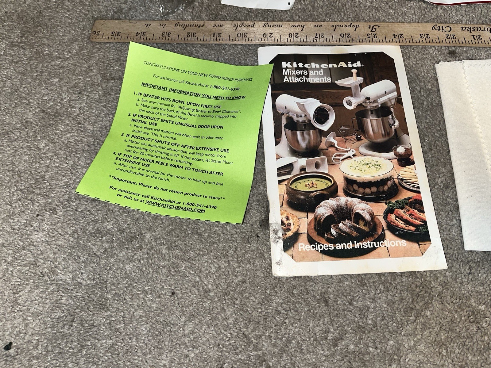 NOS KitchenAid KP26M9XCER 6 Quart 590 W Bowl-Lift Stand Mixer Ultra Power Soft 7