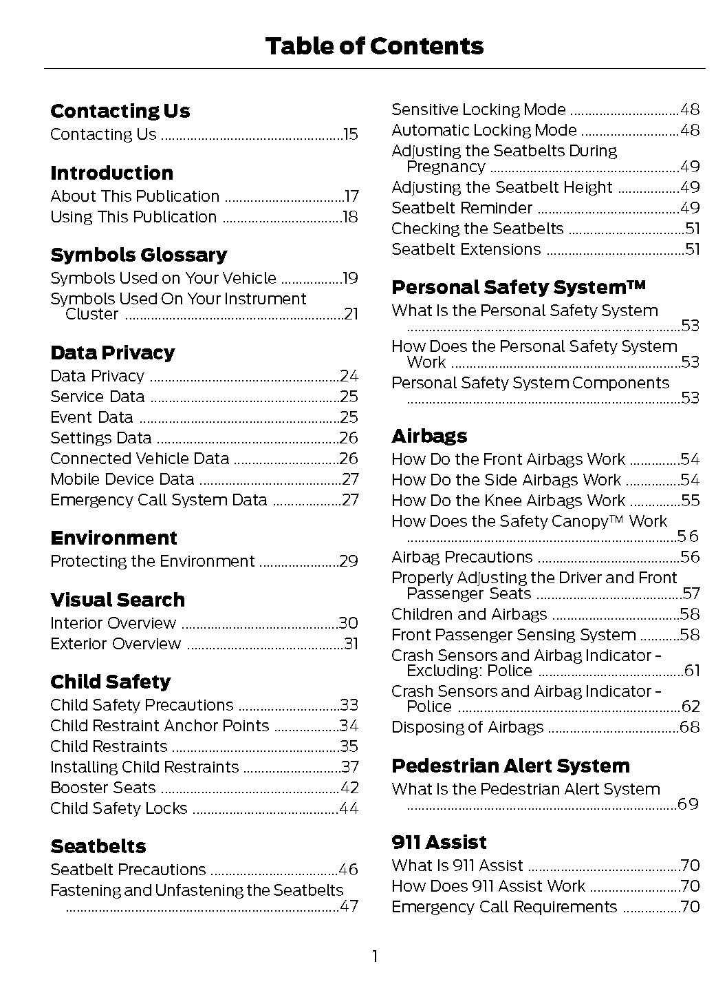 2025 Ford Explorer Owners Manual User Guide