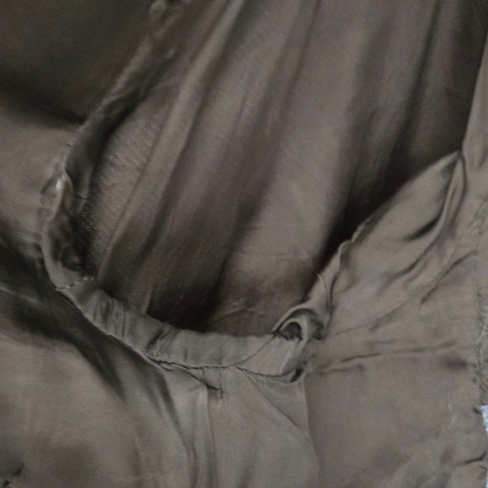 Vintage 1970s Polyester Hopsack Suit 44L 36x33 Flared Leg Wide Lapel