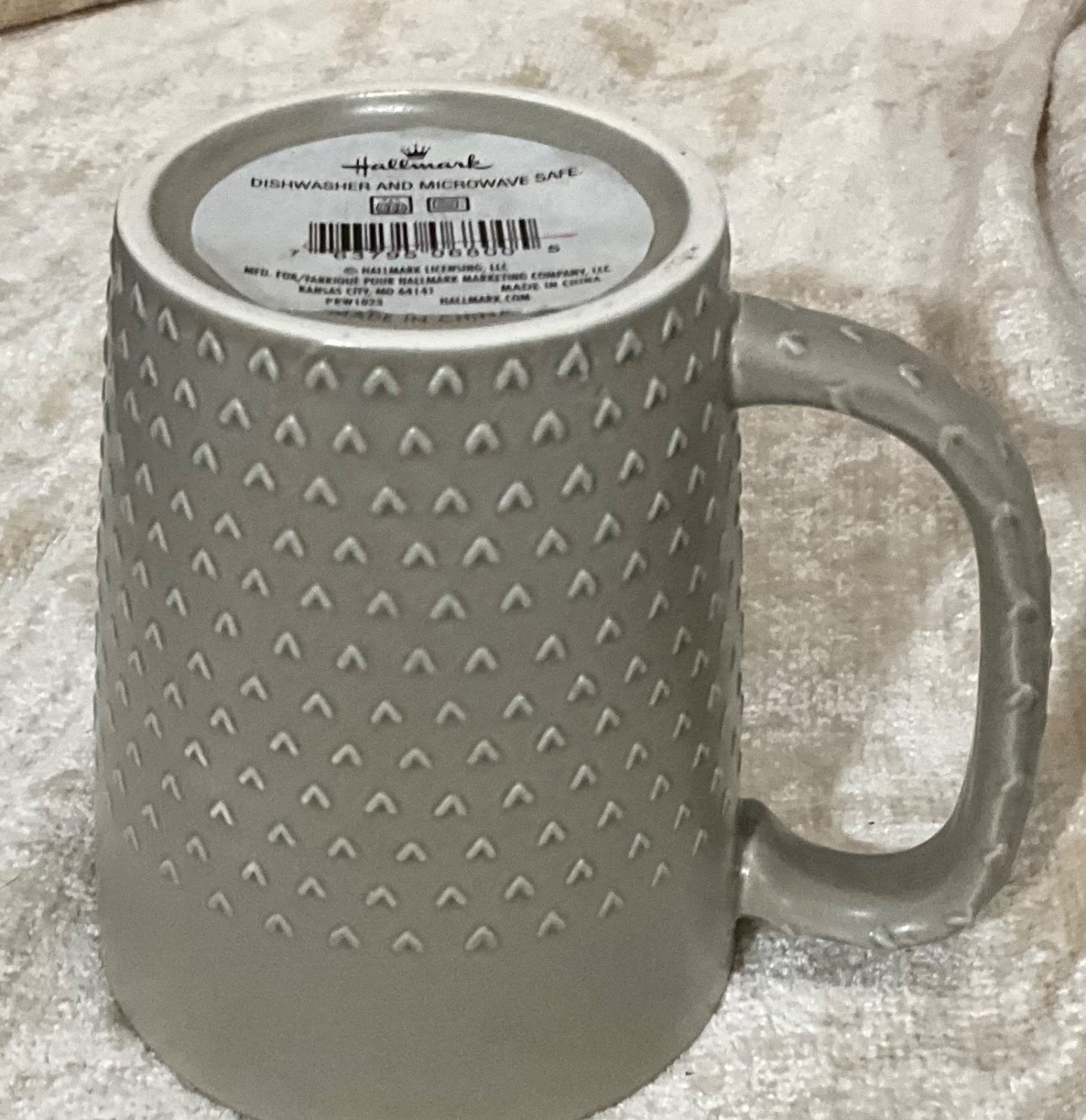 Hallmark ‘TRUST ME I’ve got a plan’ Coffee Mug Gray 3D 4” x 3.5”