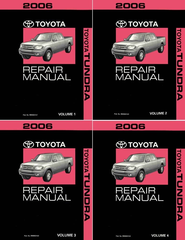 2006 Toyota Tundra Shop Service Repair Manual Complete Set