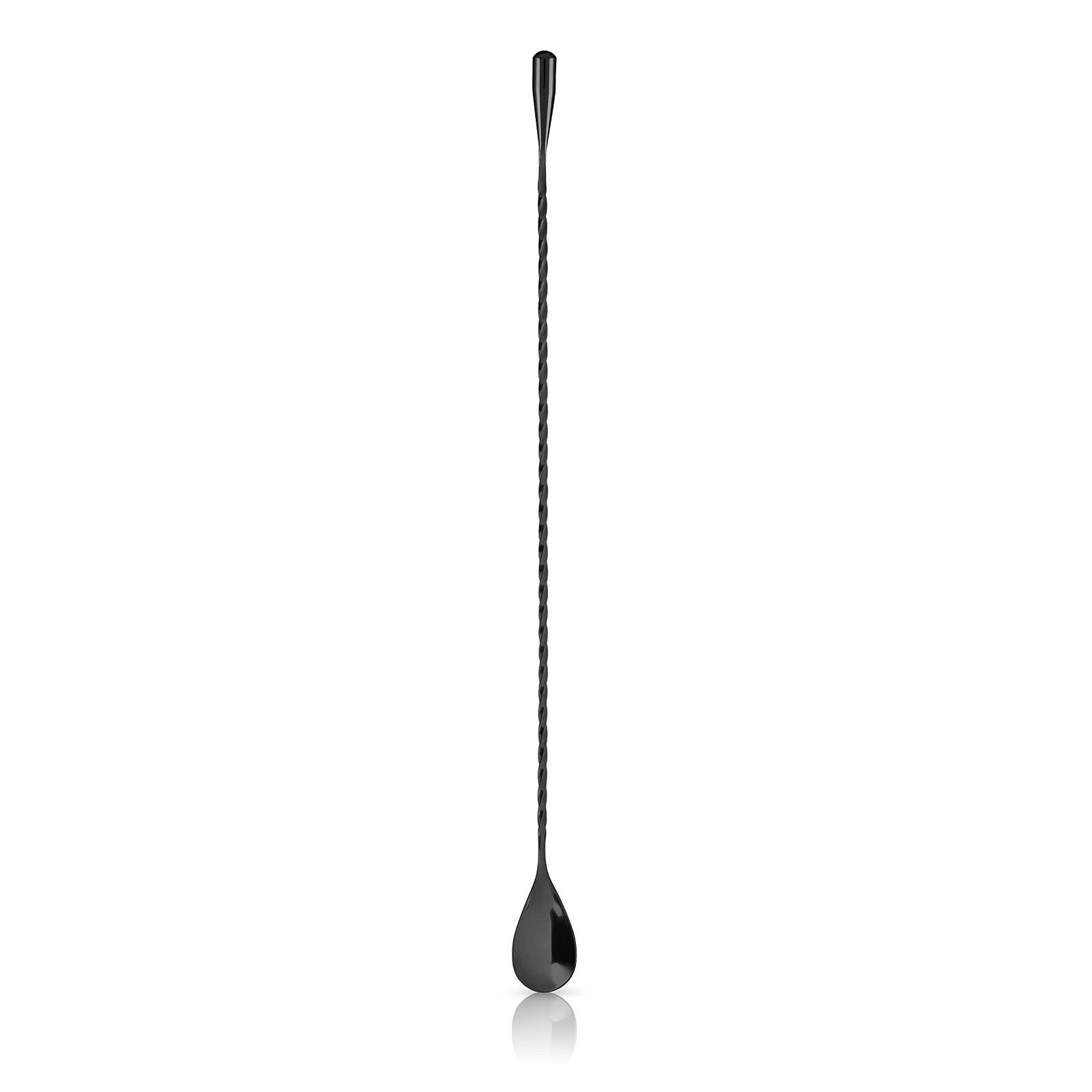 Viski Gunmetal Weighted Stainless Steel Barspoon, Japanese Twisted Stem Handl...